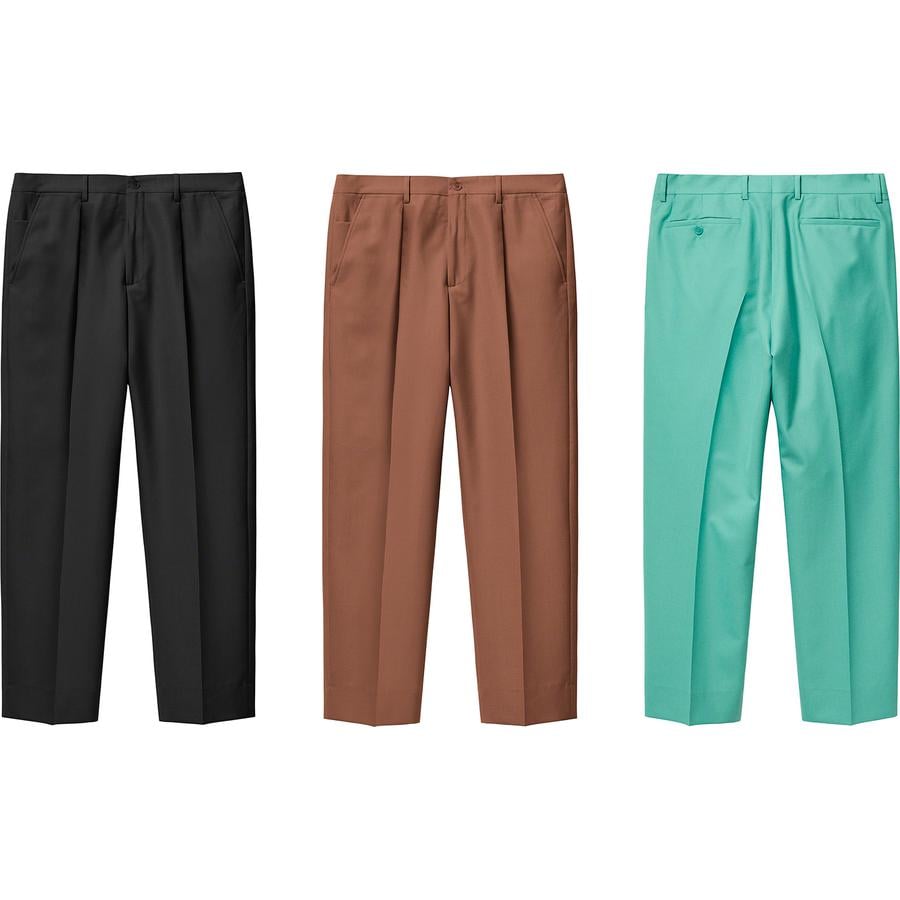 Supreme Pleated Trouser releasing on Week 5 for spring summer 21
