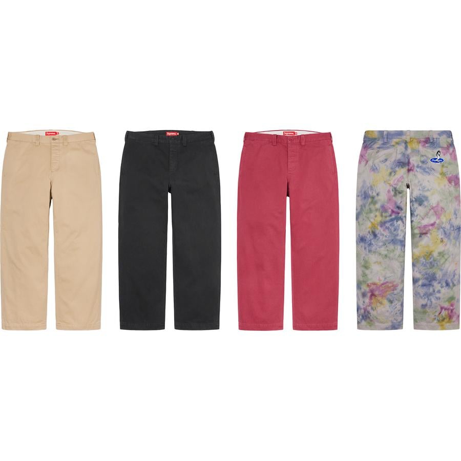 Supreme Pin Up Chino Pant for spring summer 21 season