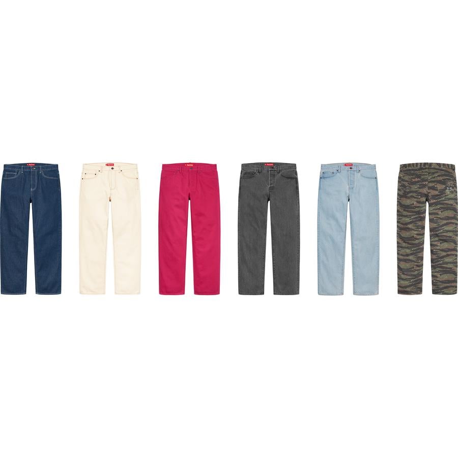 Supreme Regular Jean releasing on Week 1 for spring summer 2021