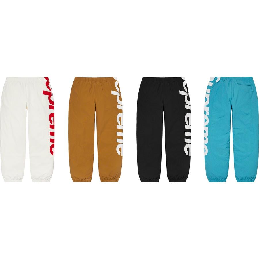 Supreme Spellout Track Pant released during spring summer 21 season