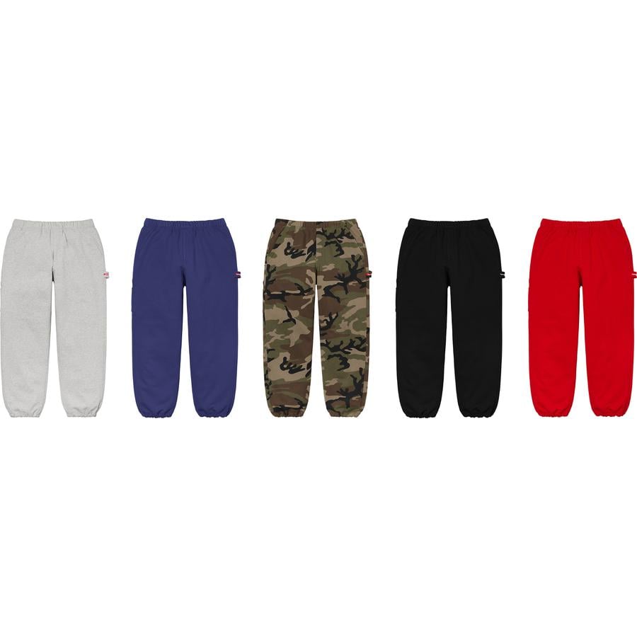 Supreme Utility Pocket Sweatpant released during spring summer 21 season