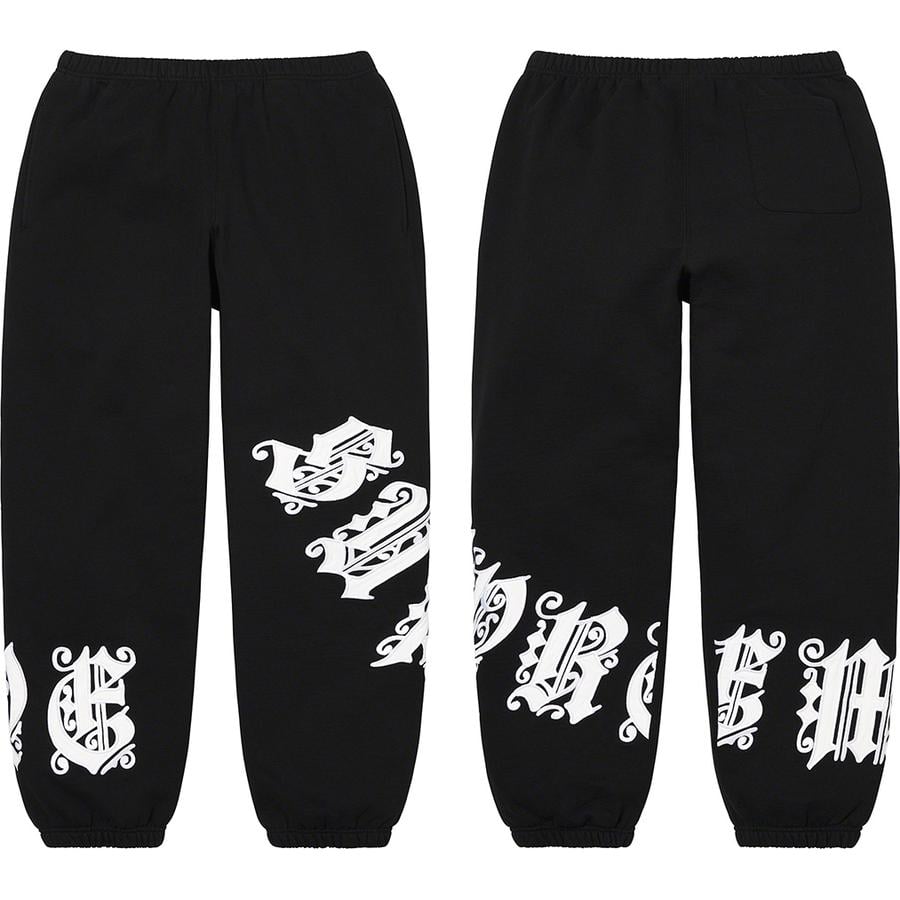 Old English Wrap Sweatpant - spring summer 2021 - Supreme