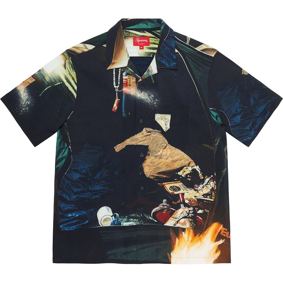 Supreme Firecracker Rayon S S Shirt released during spring summer 21 season