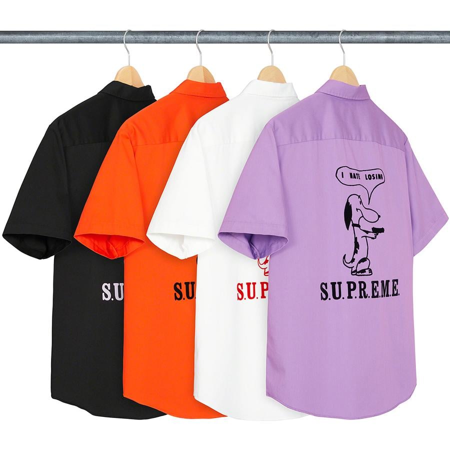 Supreme Dog S S Work Shirt for spring summer 21 season