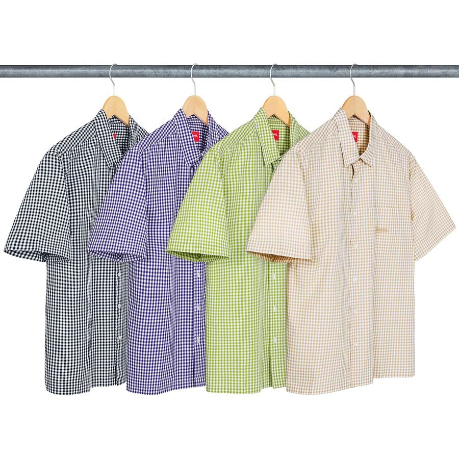 Supreme Gingham S S Shirt for spring summer 21 season