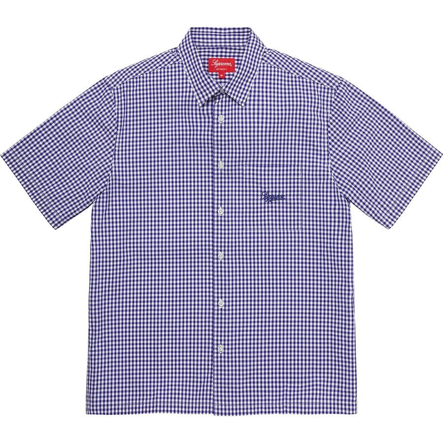 Details on Gingham S S Shirt  from spring summer
                                                    2021 (Price is $128)