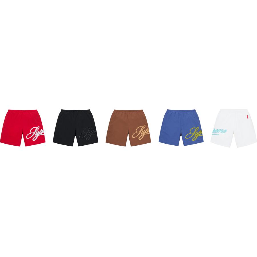 Supreme Mesh Script Water Short releasing on Week 15 for spring summer 2021