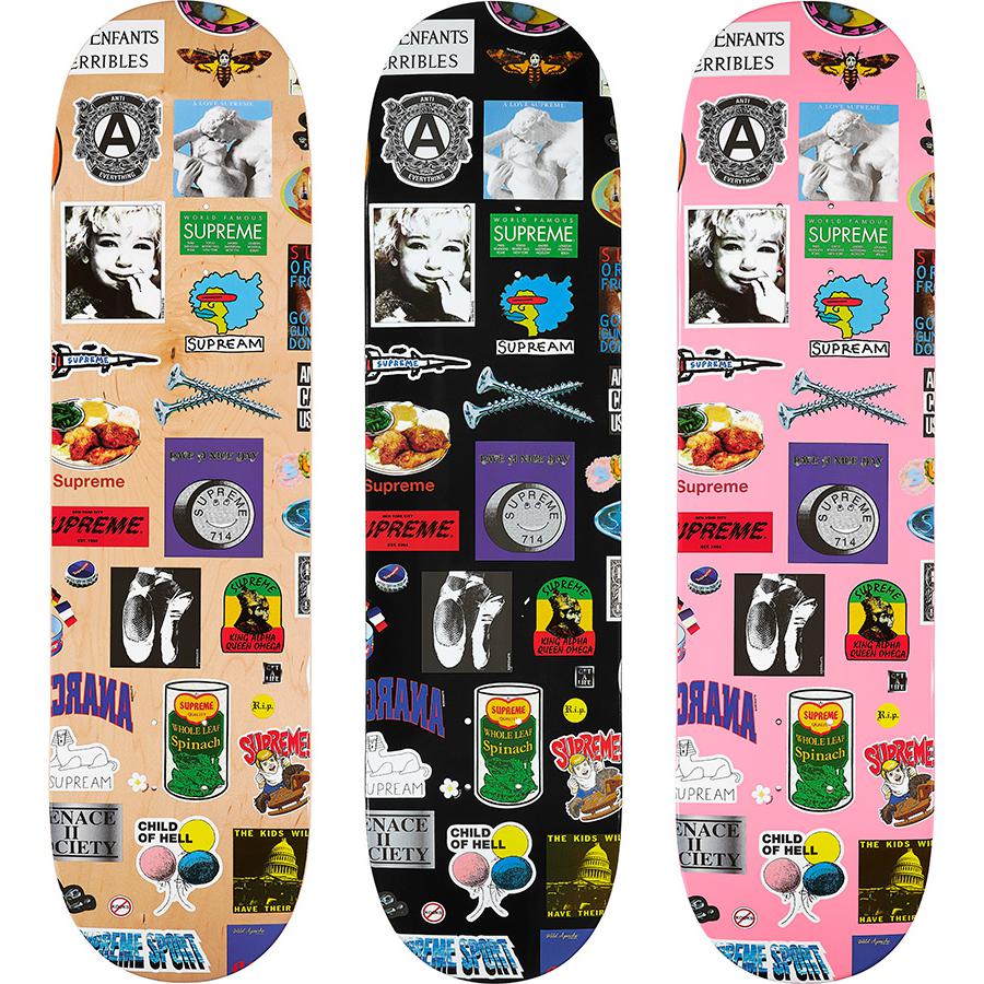 Supreme Stickers Skateboard for spring summer 21 season