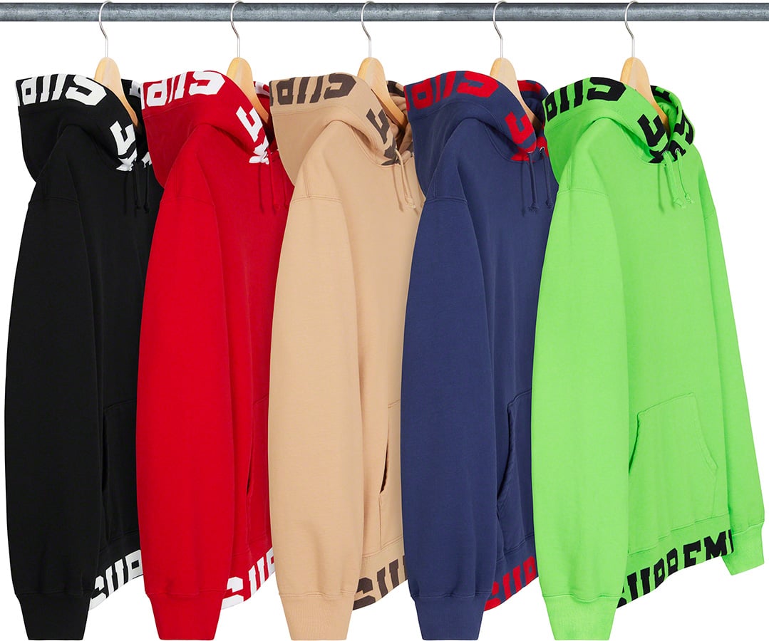 Cropped Logos Hooded Sweatshirt - spring summer 2021 - Supreme