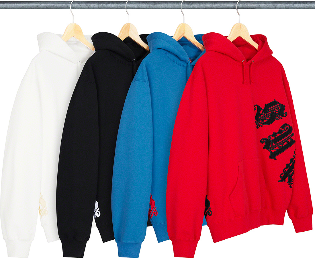 Old English Wrap Hooded Sweatshirt - spring summer 2021 - Supreme