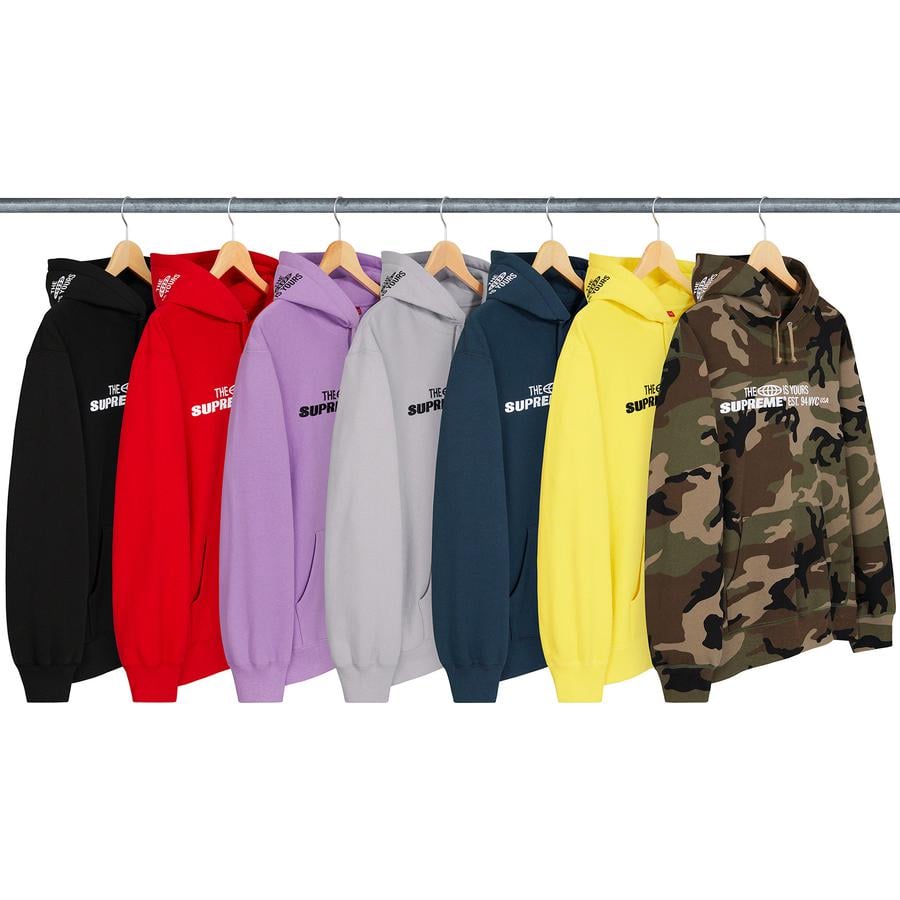 Supreme World Is Yours Hooded Sweatshirt released during spring summer 21 season