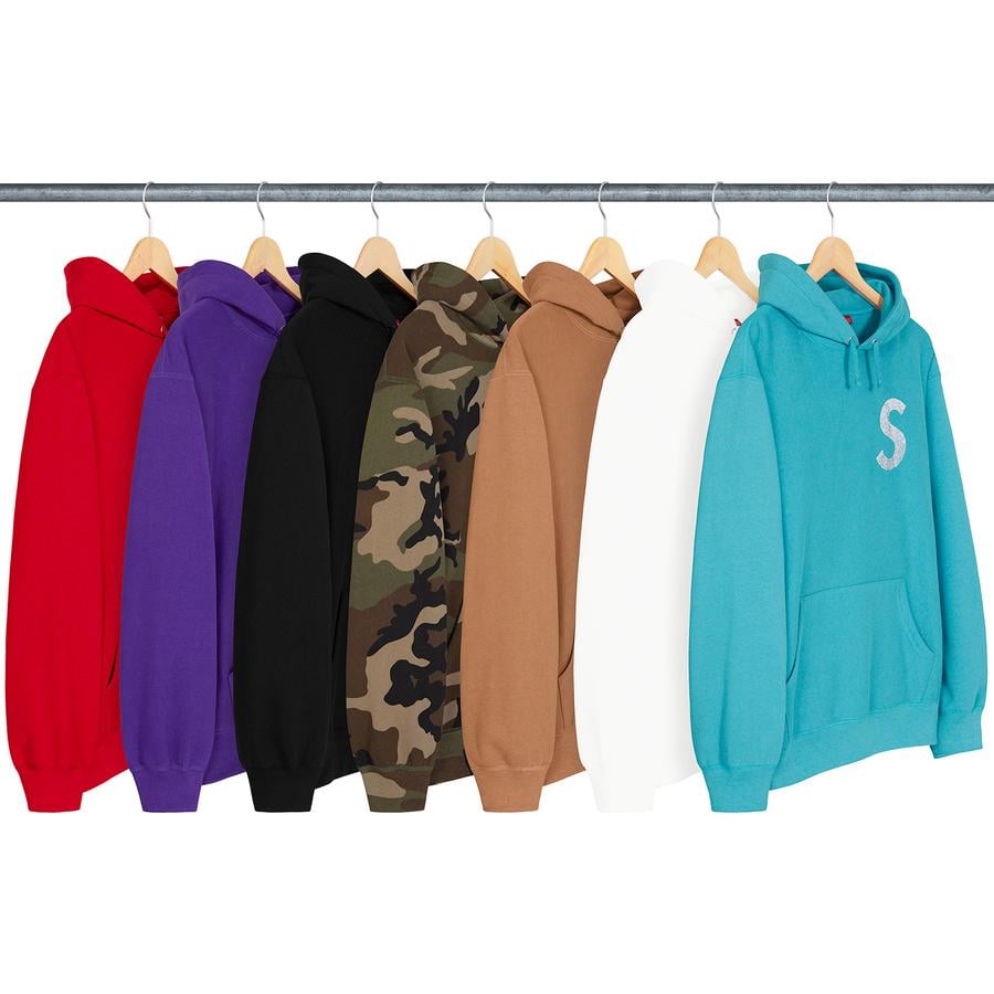 Supreme Swarovski S Logo Hooded Sweatshirt for spring summer 21 season