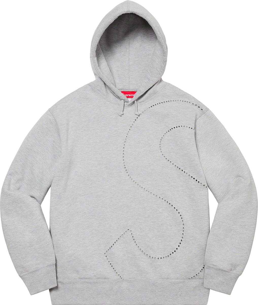 Laser Cut S Logo Hooded Sweatshirt - Supreme Community