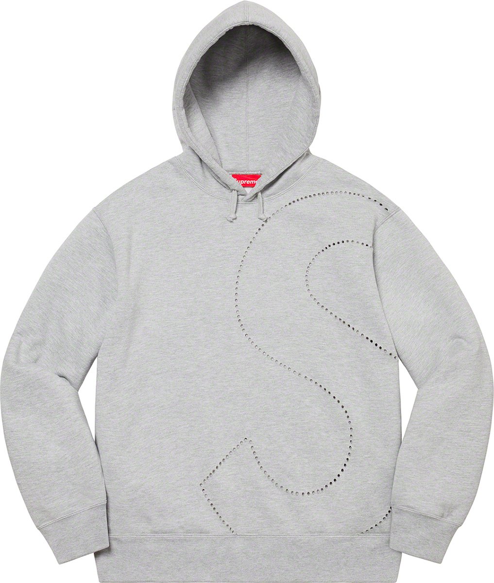 supreme Laser Cut S Logo Hooded Sweatshi