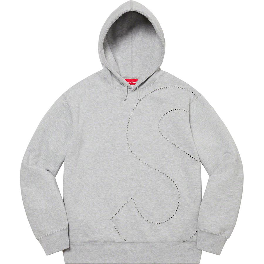 Details on Laser Cut S Logo Hooded Sweatshirt  from spring summer
                                                    2021 (Price is $158)
