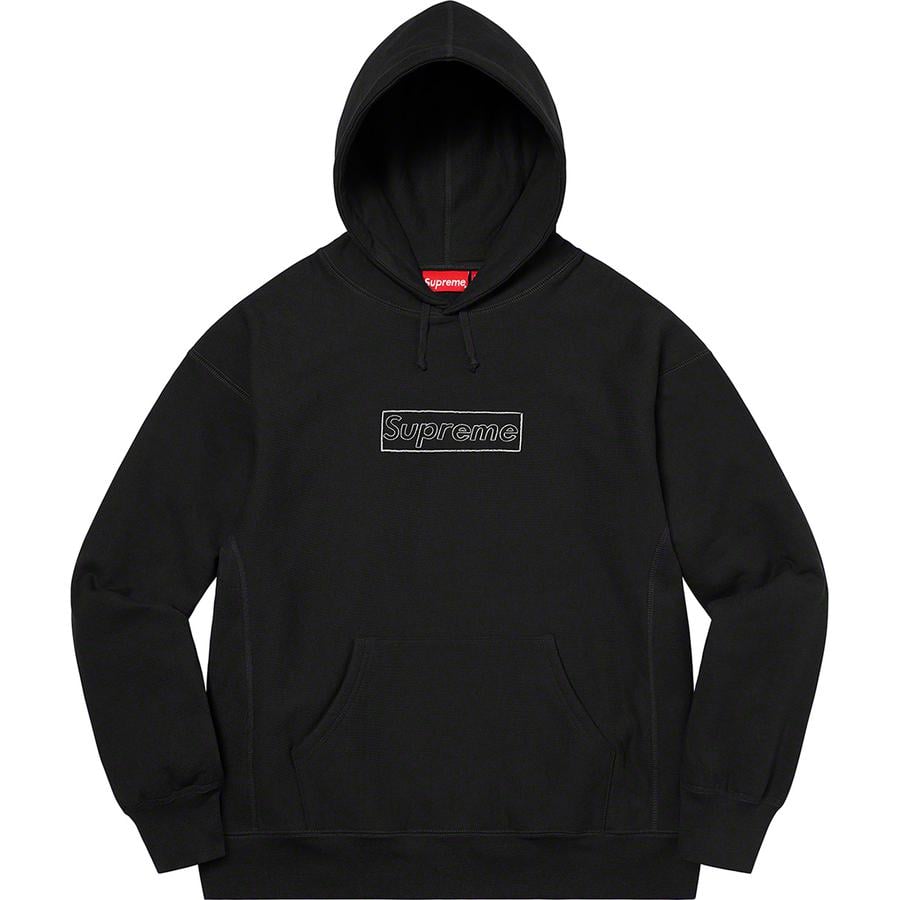 Supreme KAWS Chalk Logo HoodedSweatshirt