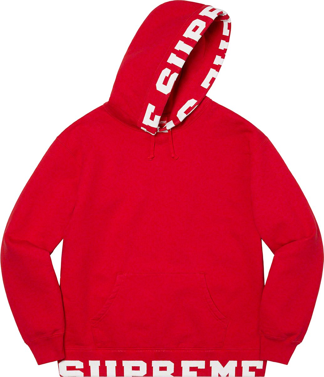 交渉可　Cropped Logos Hooded Sweatshirt