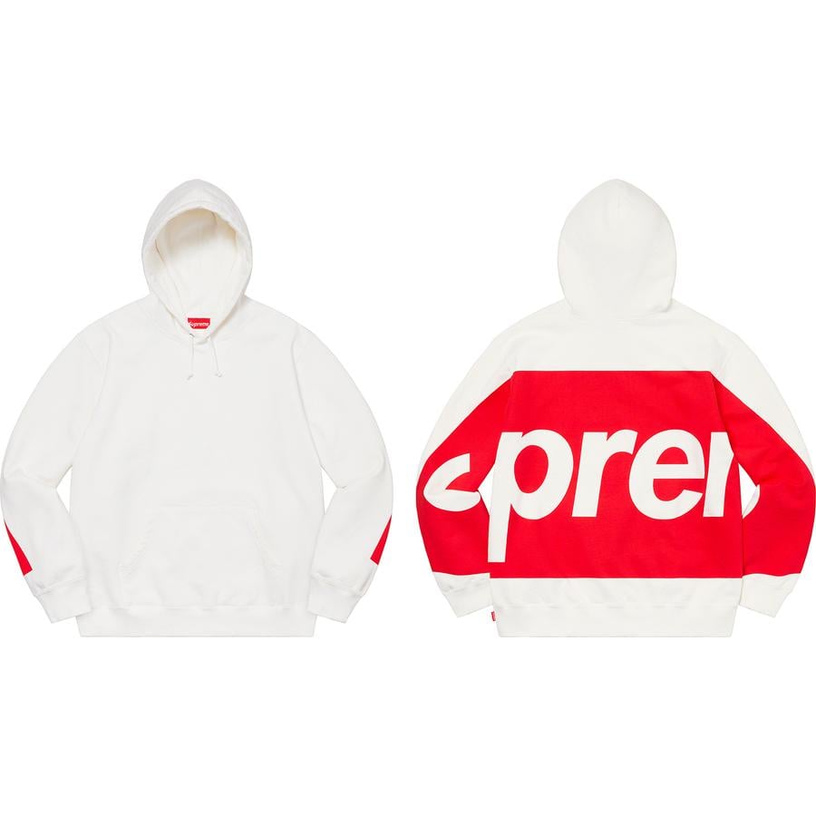 supreme big logo hooded sweatshirt Lサイズ