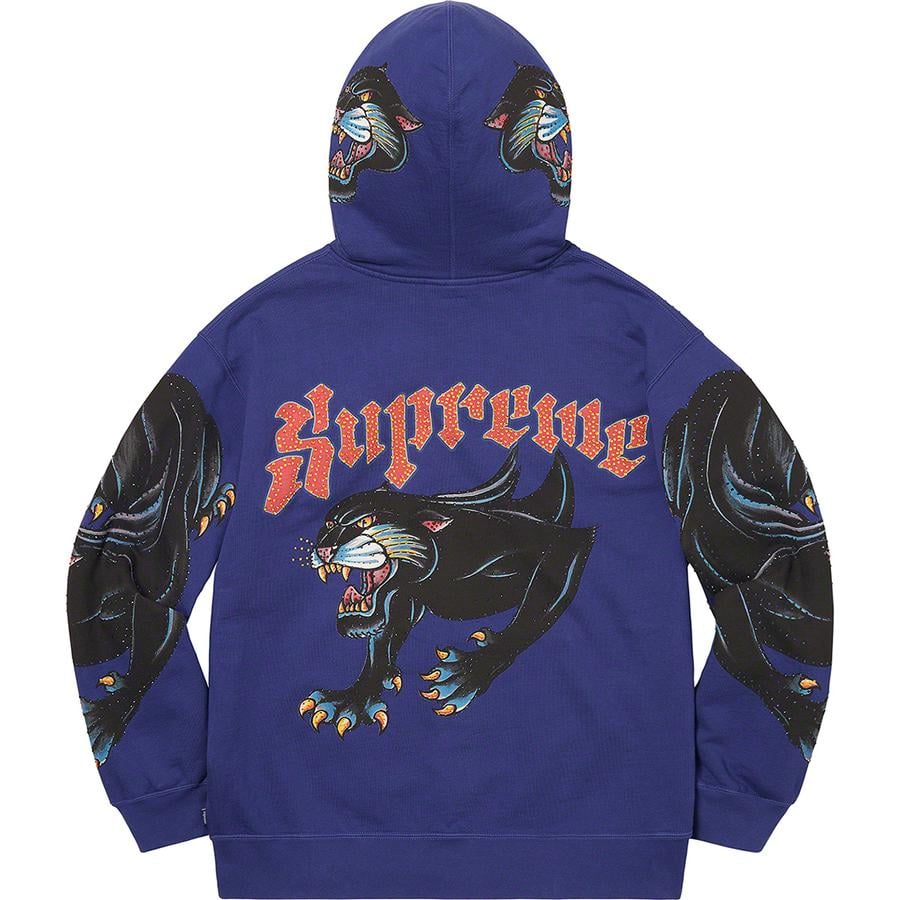 Details on Panther Zip Up Hooded Sweatshirt  from spring summer
                                                    2021 (Price is $168)