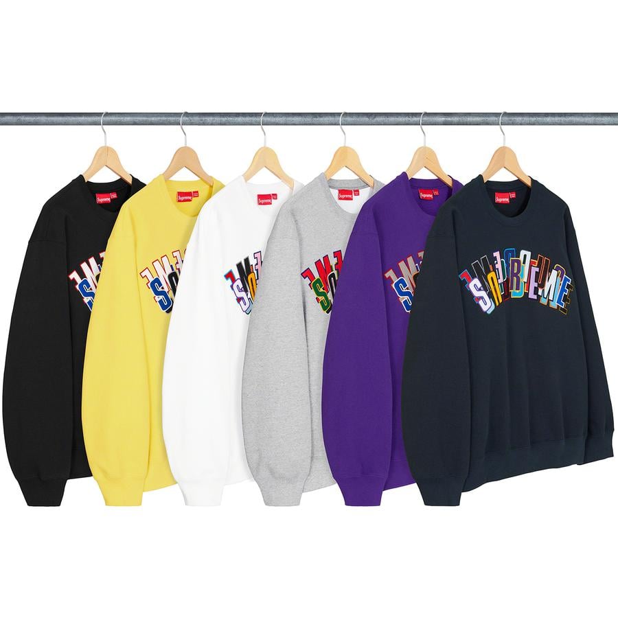 Supreme Stacked Crewneck for spring summer 21 season