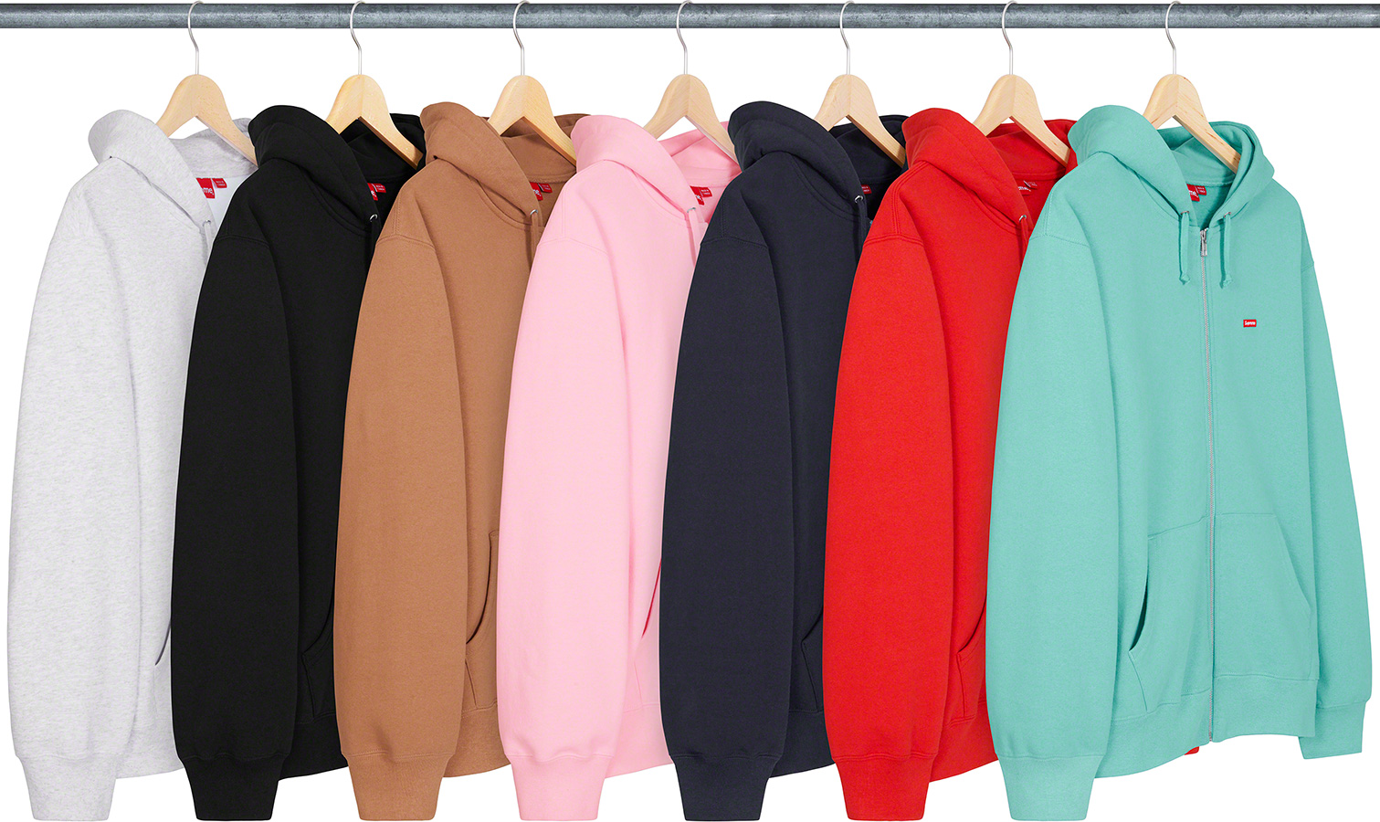 Small Box Zip Up Hooded Sweatshirt - spring summer 2021 - Supreme