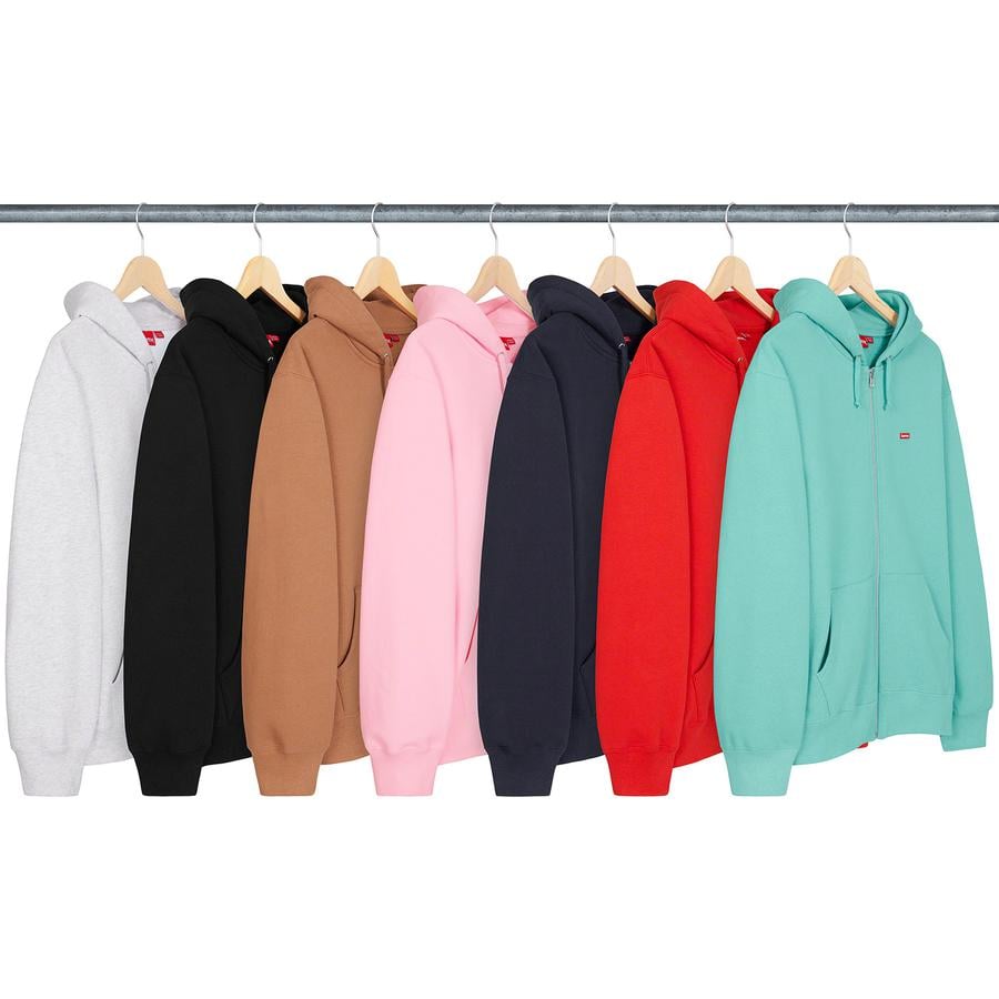 Details on Small Box Zip Up Hooded Sweatshirt from spring summer
                                            2021 (Price is $158)