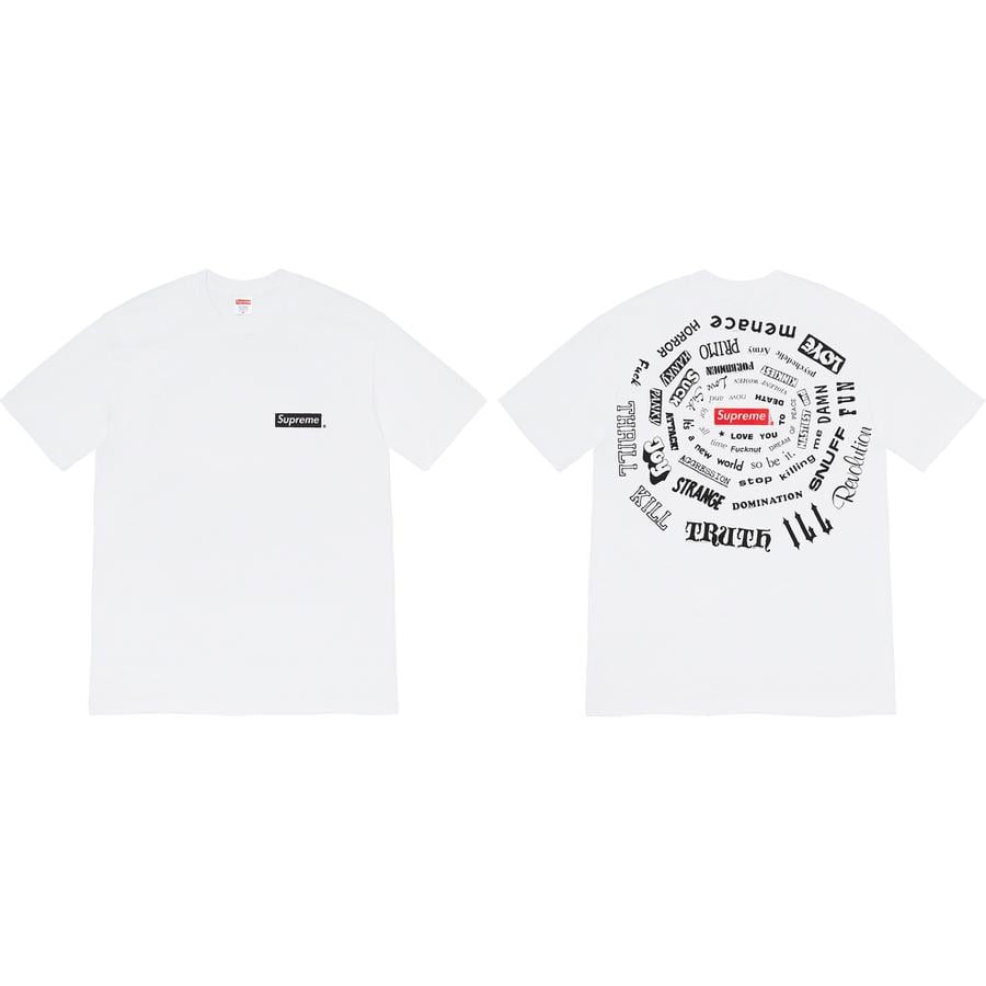 Supreme Spiral Tee for spring summer 21 season