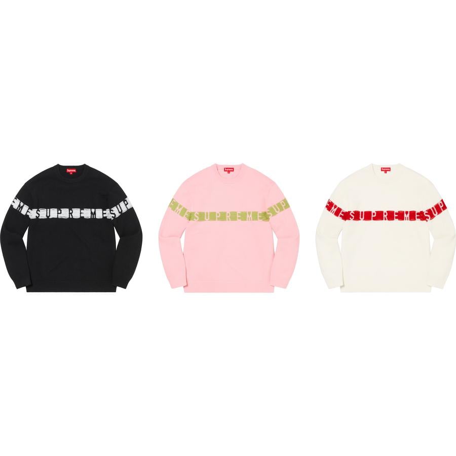 Supreme Inside Out Logo Sweater releasing on Week 5 for spring summer 2021