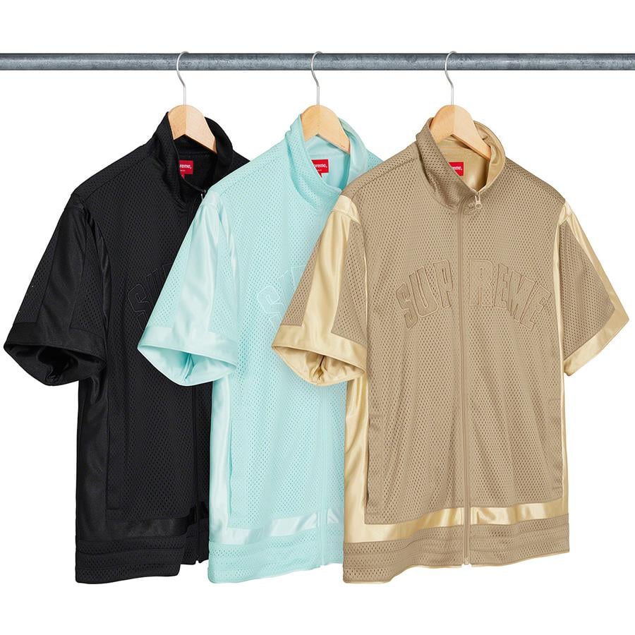 Supreme Mesh Warm Up Top released during spring summer 21 season