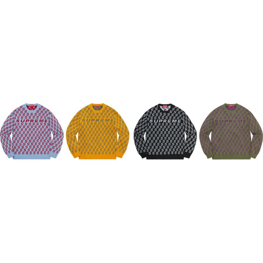 Supreme S Repeat Sweater for spring summer 21 season