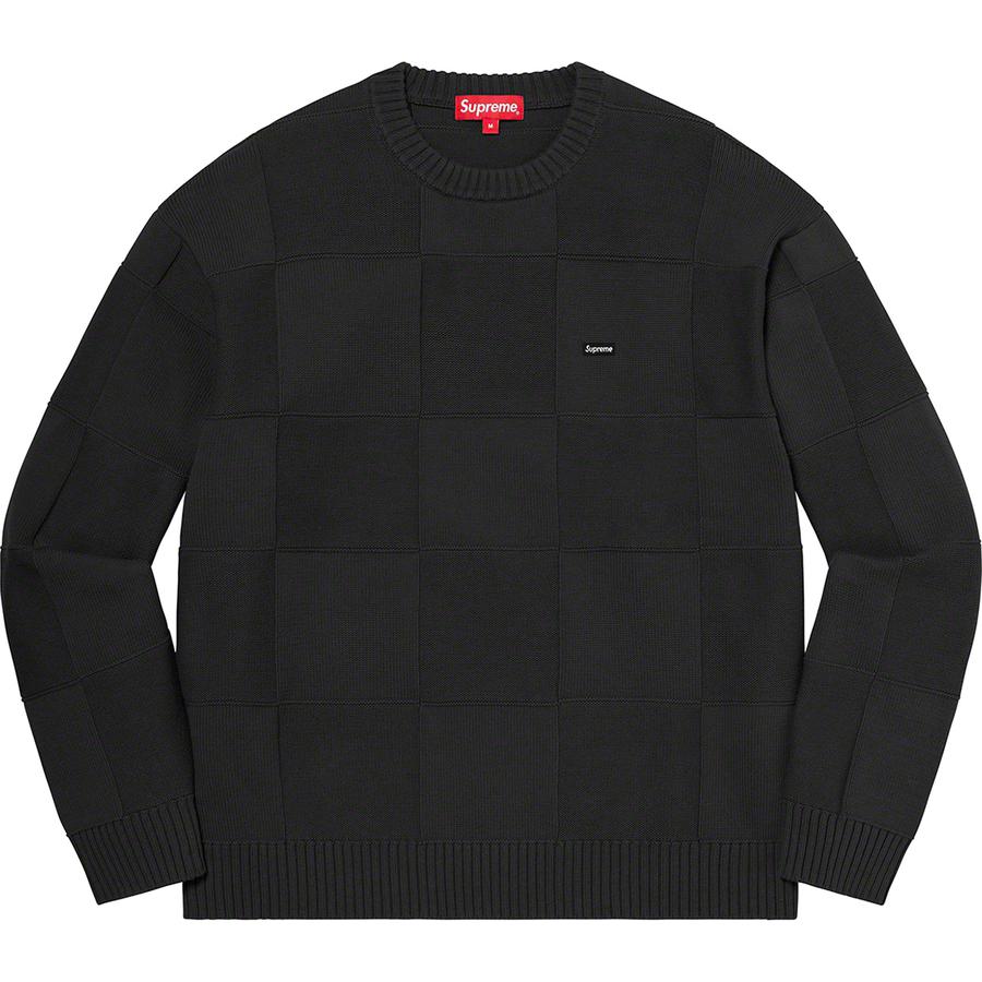 Tonal Checkerboard Small Box Sweater - spring summer 2021 - Supreme Tonal Checkerboard Small Box Sweater - spring summer 2021 - Supreme