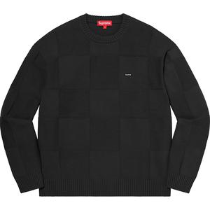 Tonal Checkerboard Small Box Sweater - spring summer 2021 - Supreme Tonal Checkerboard Small Box Sweater - spring summer 2021 - Supreme