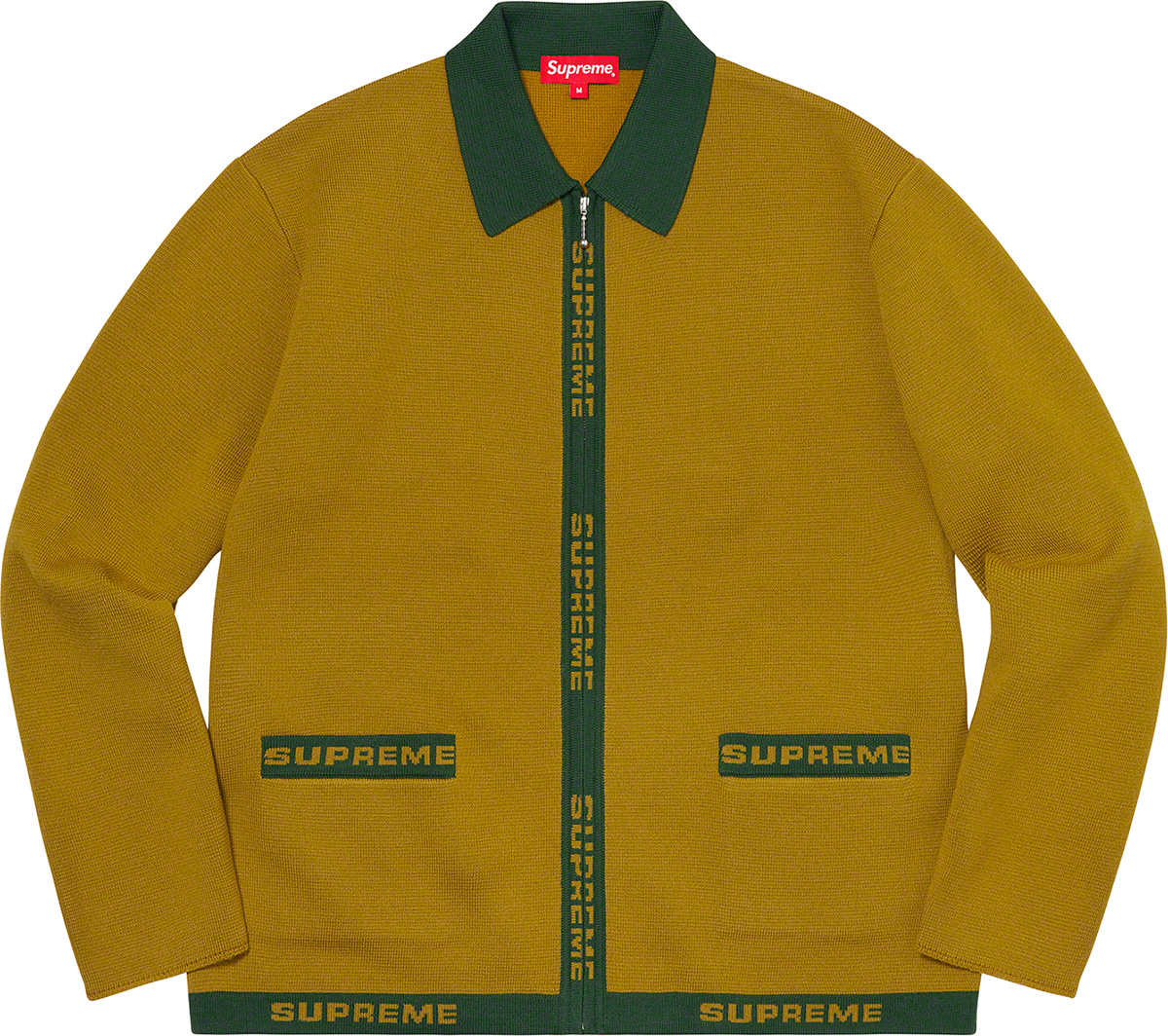 Logo Trim Zip Up Cardigan - spring summer 2021 - Supreme