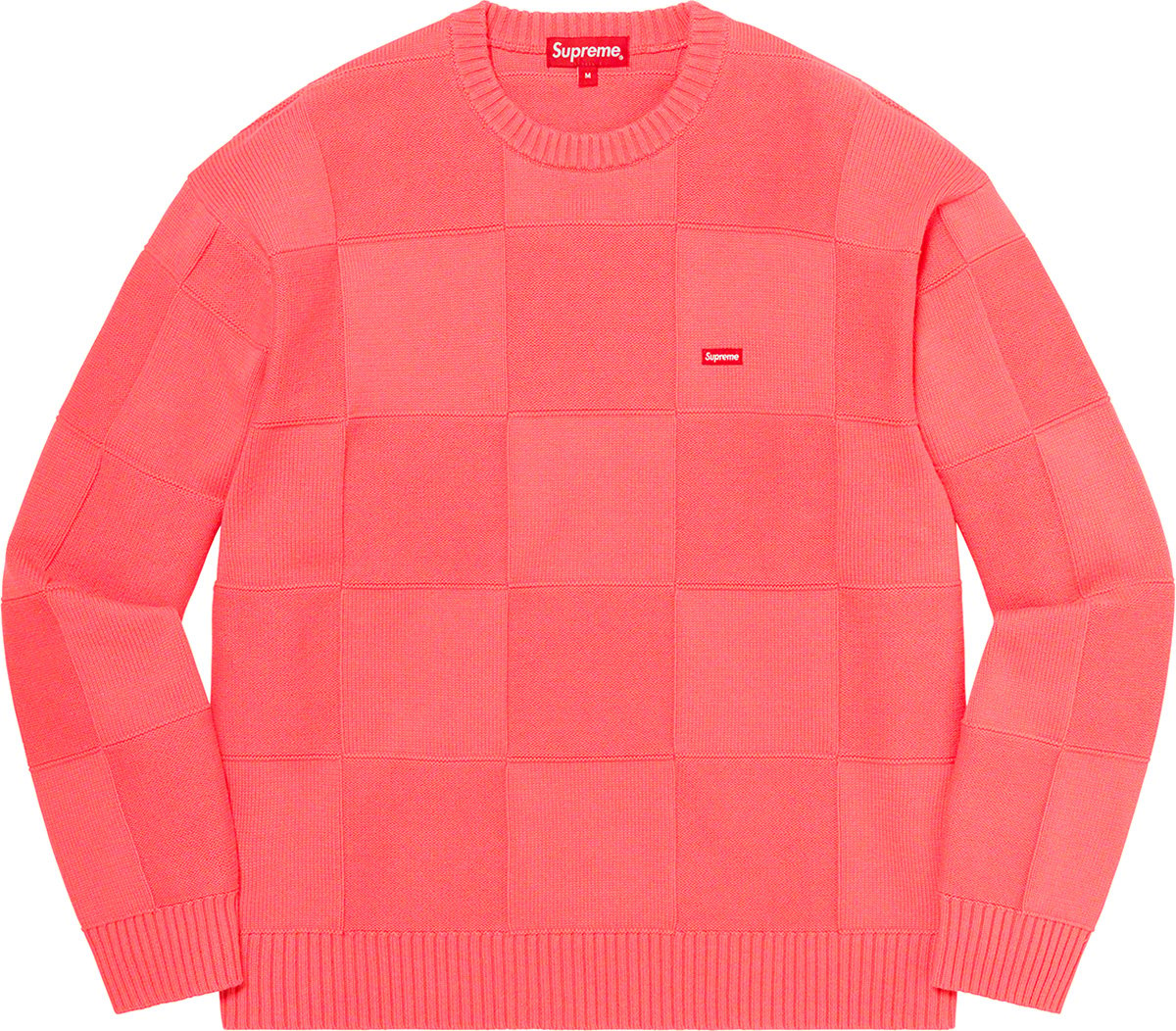 新品★Tonal Checkerboard Small Box Sweater