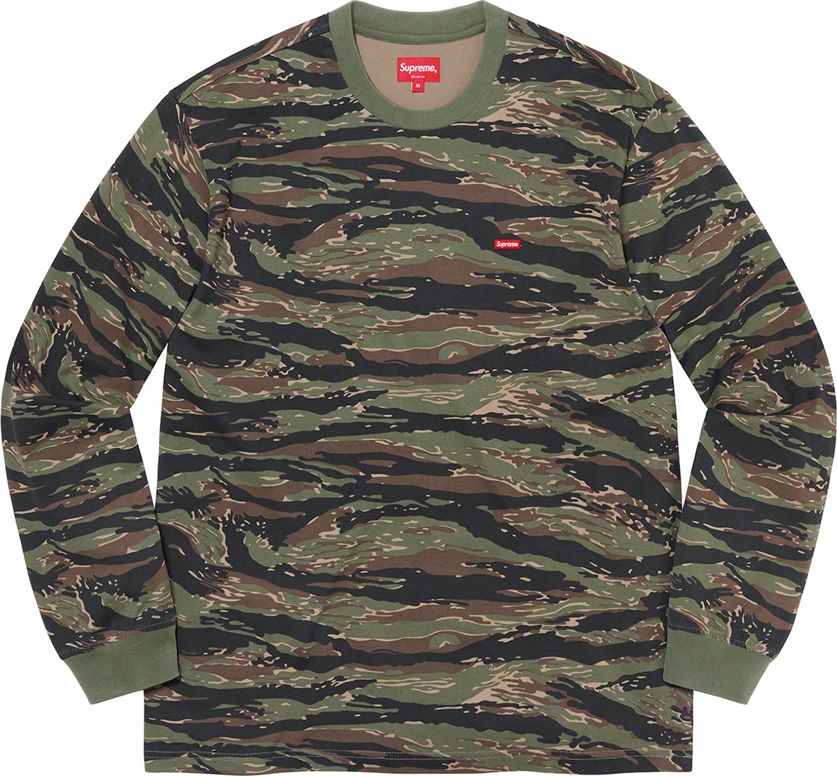 Supreme Small Box L/S Tee TigerCamo L未使用-