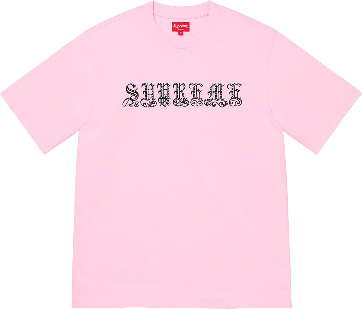 Old English Rhinestone S S Top - spring summer 2021 - Supreme