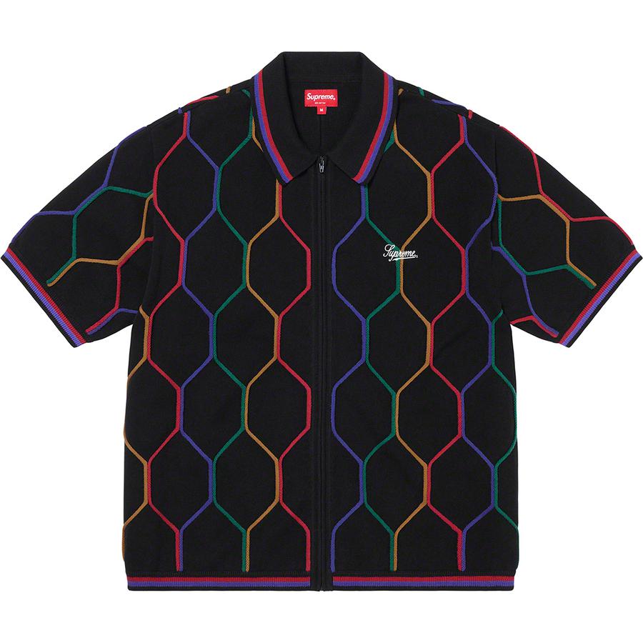 Details on Hex Zip Up Polo  from spring summer
                                                    2021 (Price is $128)
