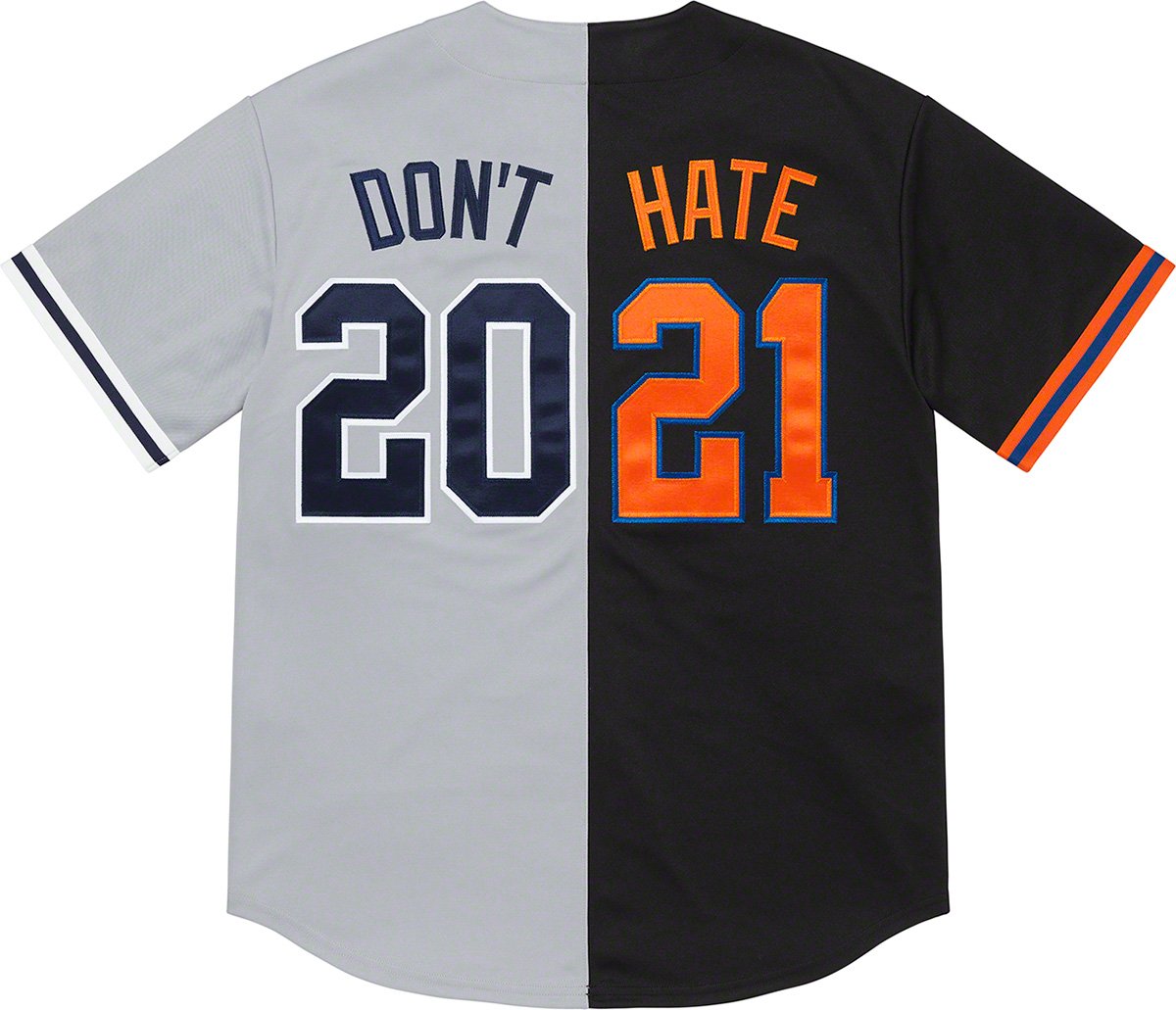 Don't Hate Baseball Jersey - spring summer 2021 - Supreme