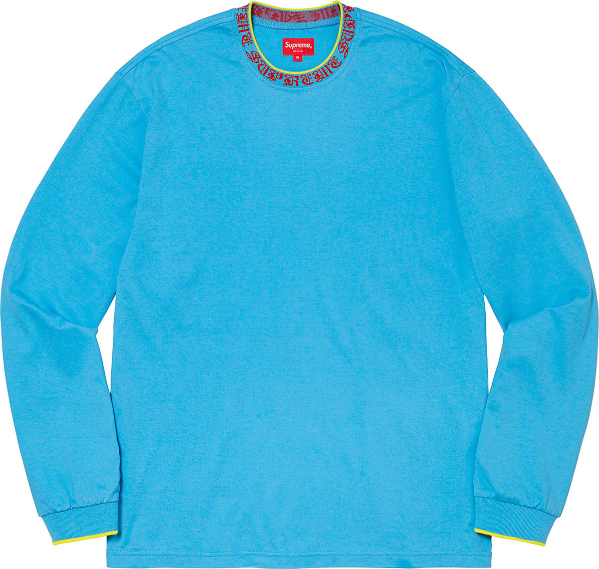 Supreme Old English Collar Logo L/S Top