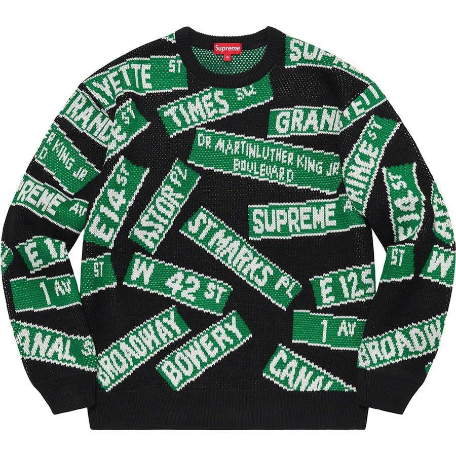 Details on Street Signs Sweater  from spring summer
                                                    2021 (Price is $158)