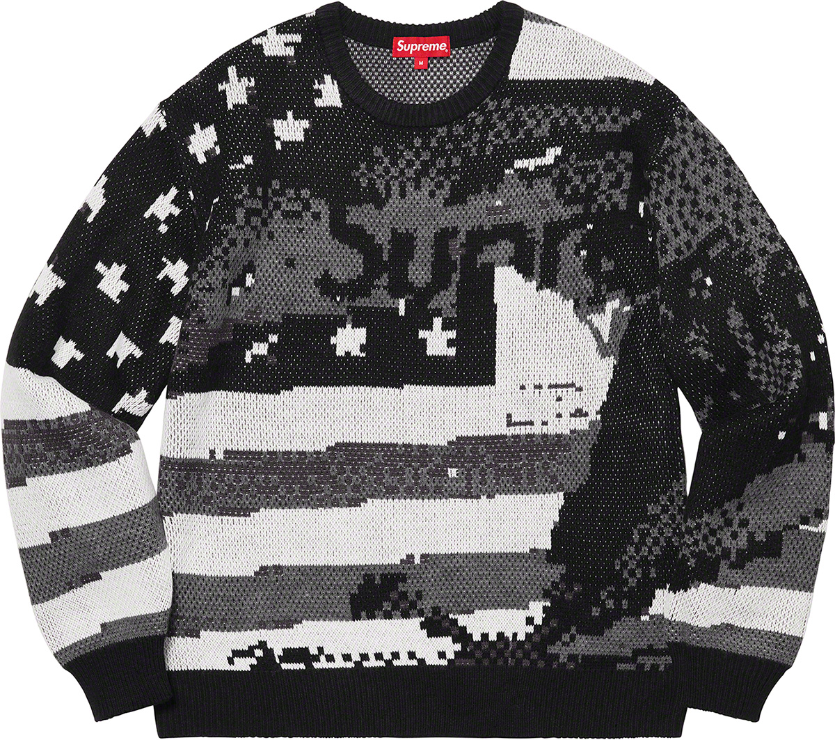 Digital Flag Sweater - spring summer 2021 - Supreme