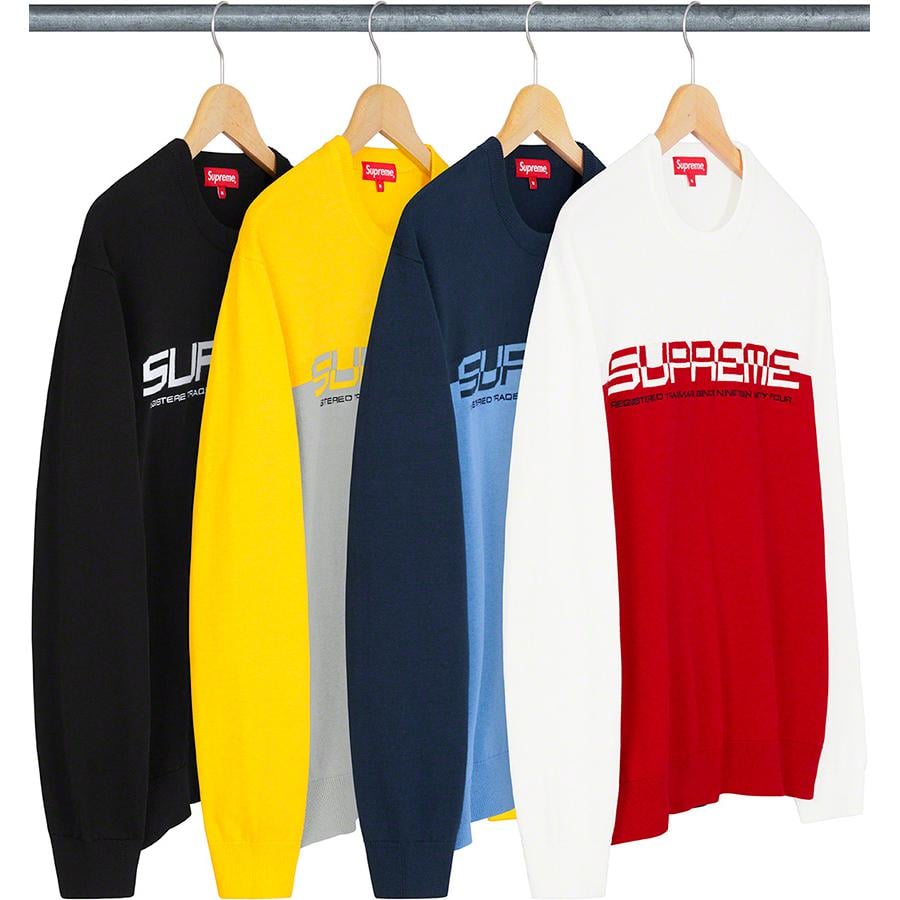 Supreme Split Logo Pullover for spring summer 21 season