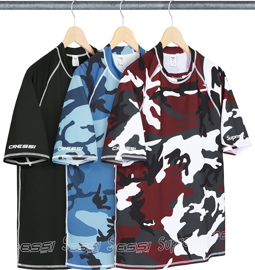 【XL】Supreme Cressi Rash Guard Blue Camo