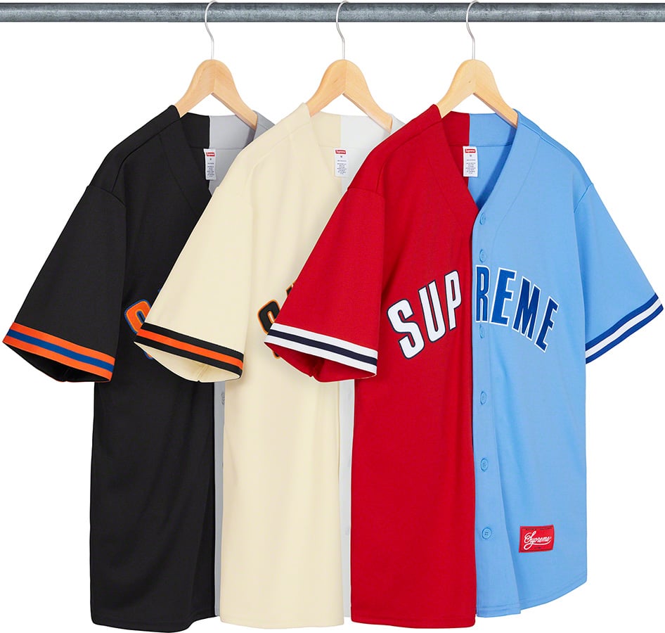 Supreme Yankees Baseball Jersey Black