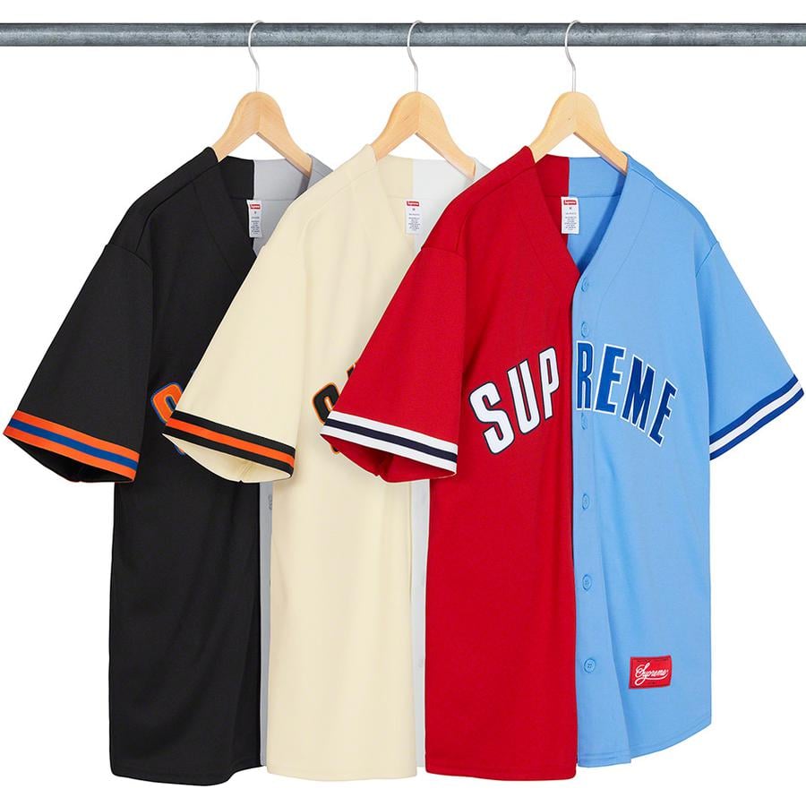 Supreme Don't Hate Baseball Jersey released during spring summer 21 season