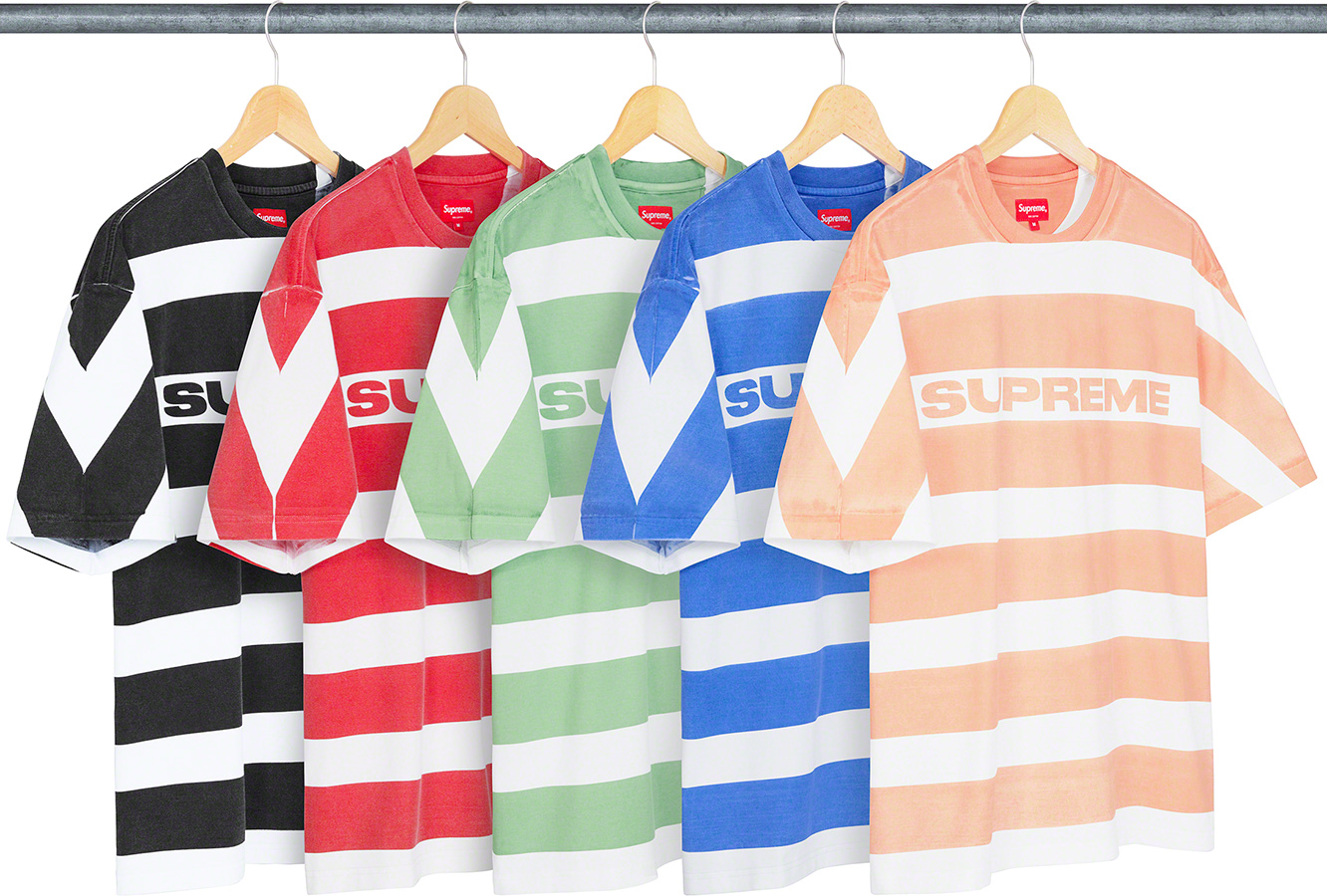 Printed Stripe S S Top - spring summer 2021 - Supreme