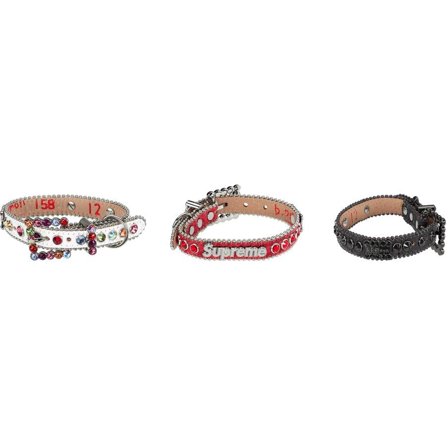 Supreme Supreme B.B. Simon Studded Dog Collar for spring summer 22 season