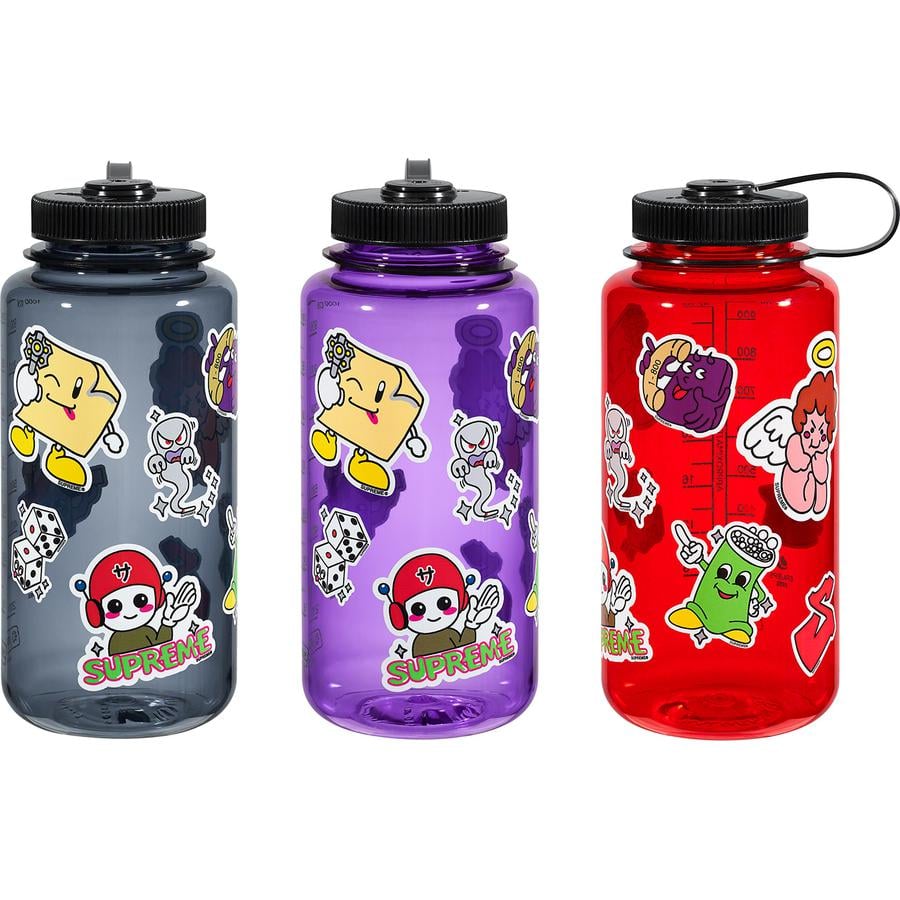 Details on Supreme Nalgene Characters 32 oz. Bottle from spring summer
                                            2022 (Price is $30)