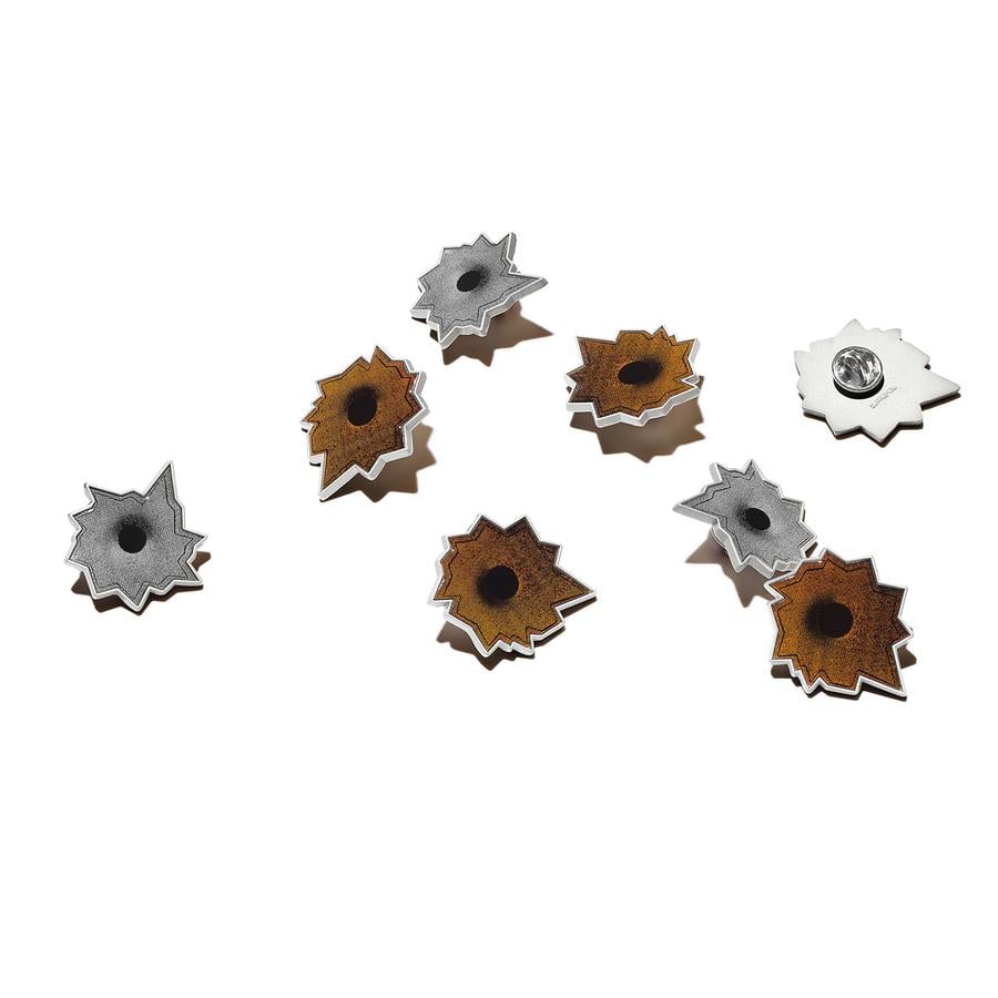 Supreme Bullet Hole Pin for spring summer 22 season