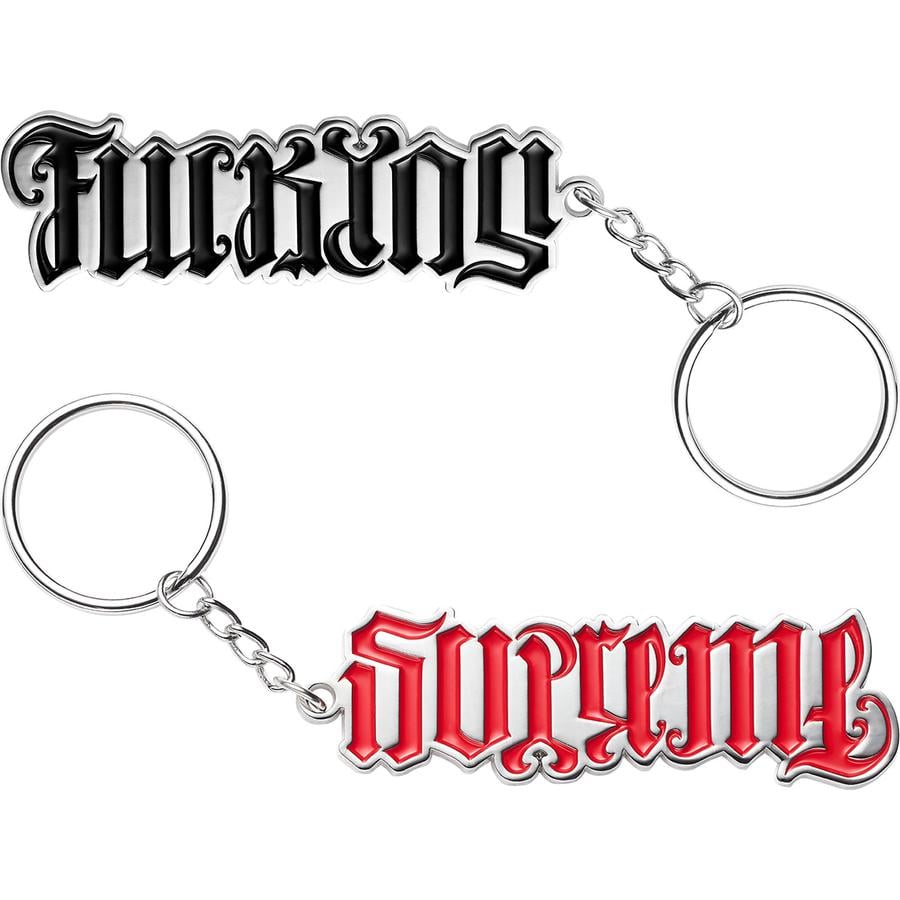 Supreme Ambigram Keychain for spring summer 22 season